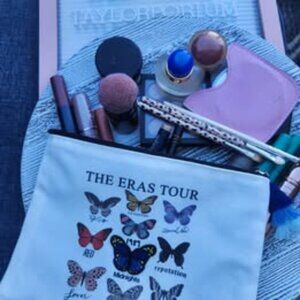 Handmade:Taylor Swift Inspired Make-Up Bag -4 Styles (lined & embellished)